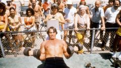 Workout Dumbbell Floor Press Arnold Schwarzenegger Dumbbell Mens Journal Arnold Schwarzenegger's Golden Era