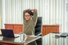 Workday Break Lunge Exercises Body Neck
