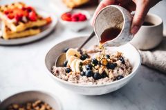 Porridge Oatmeal Fiber Protein Types Oats