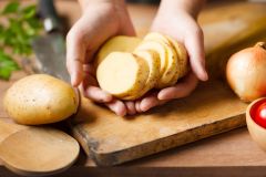 Potatoes Potato Skin Nutrients Content Fiber