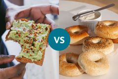 Fiber Avocado Fats Toast Healthy Fats Bagels