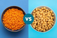 Lentils Chickpeas Protein Mg Fiber Grams