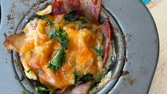 Protein Cheese Keto Egg Cup Egg Cups Cottage Cheese Egg